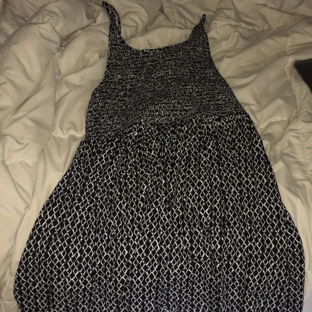 reyes scoop back day dress